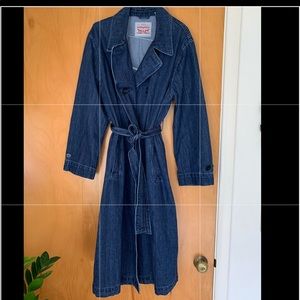 Levi’s denim trench coat